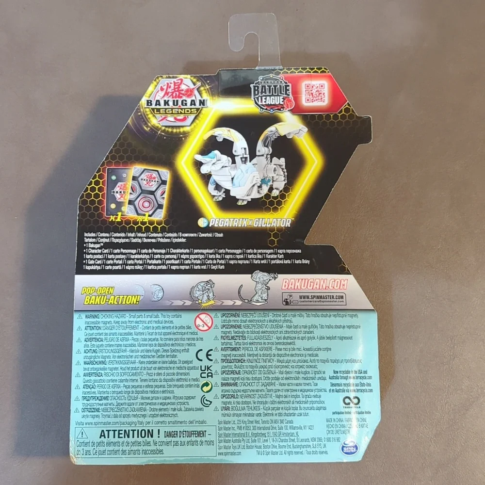Bakugan Legends Pegatrix x Gillator battle league New in package spin master
